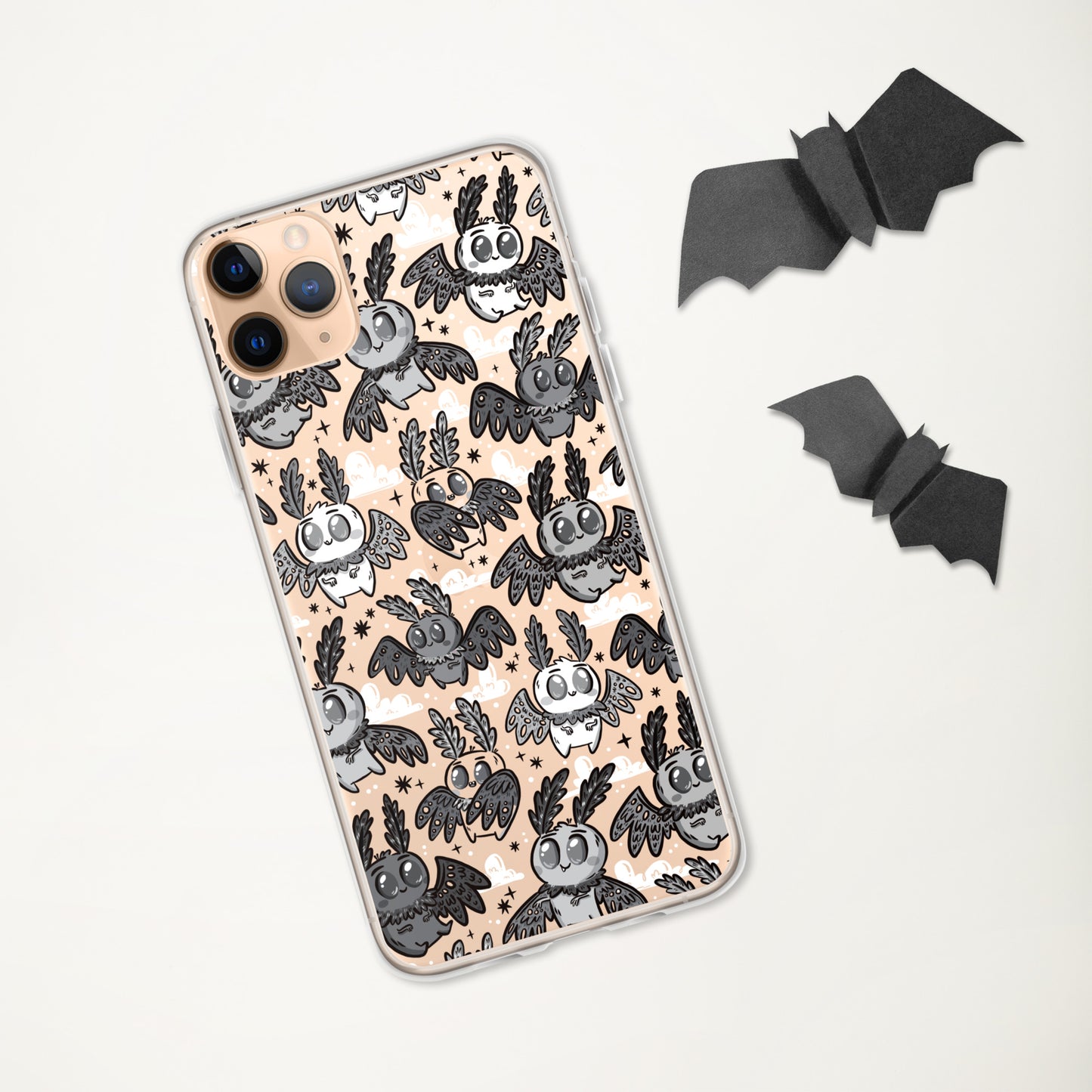 B&W Mothmans iPhone Case