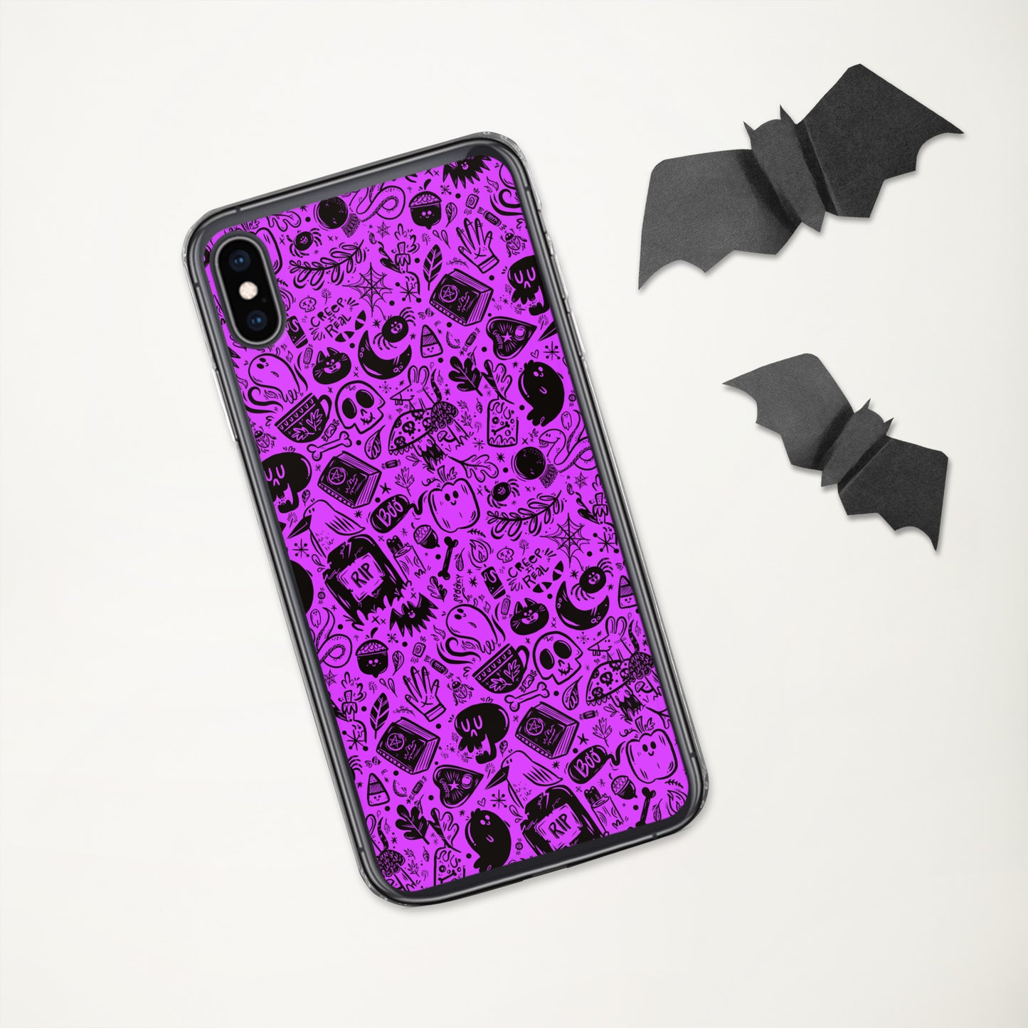 Spooky Stuff iPhone Case - Purple Cover