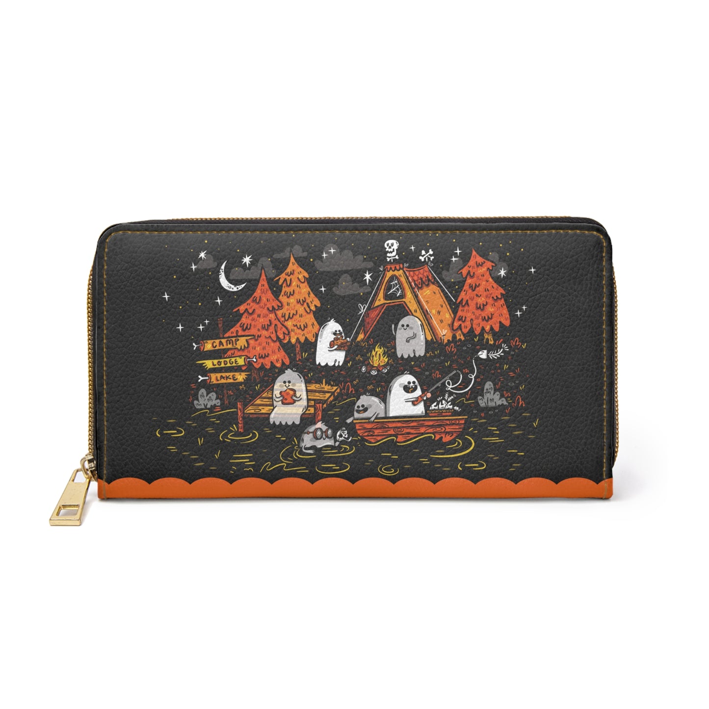 GHOST SUMMER CAMP Zipper Wallet