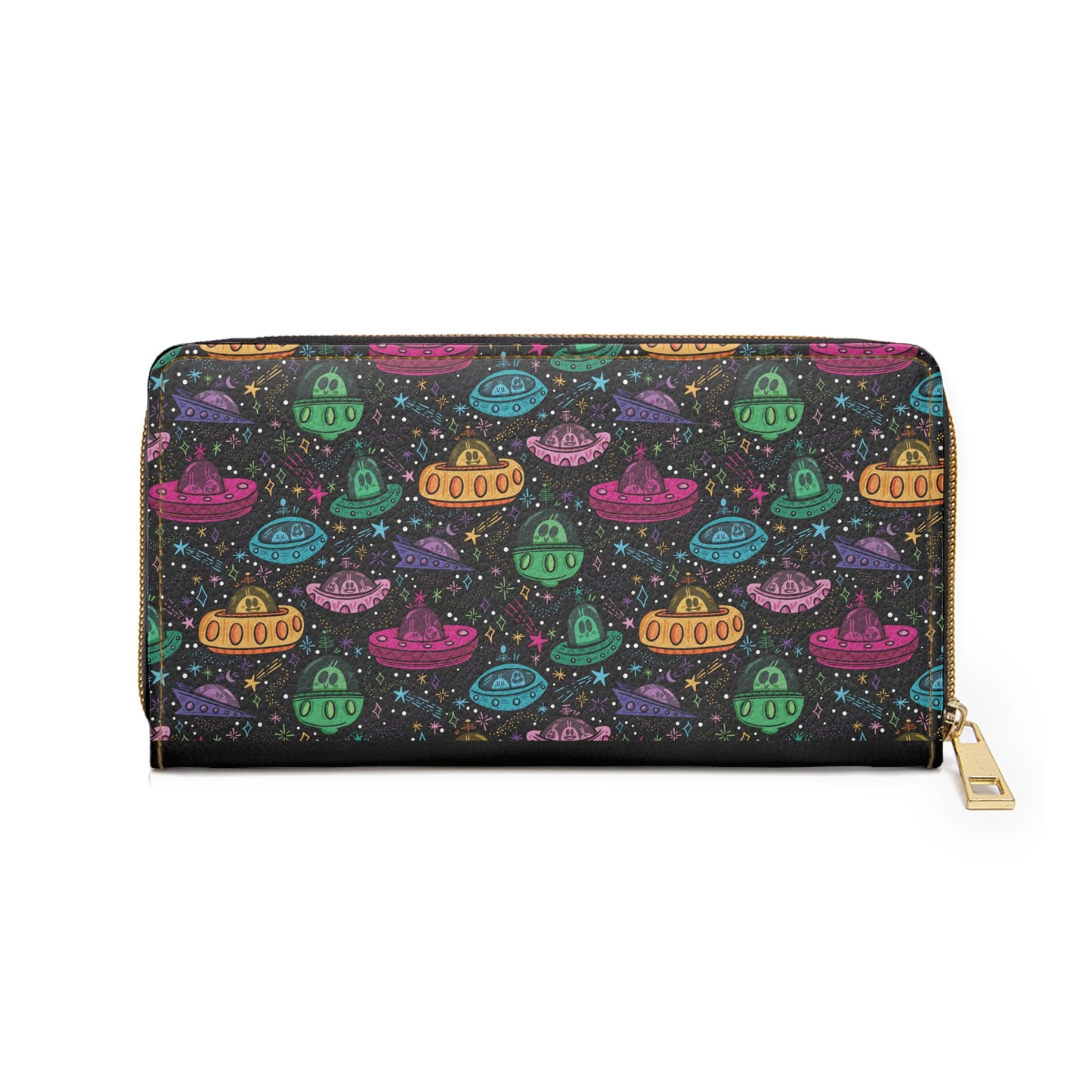 UFO Zipper Wallet