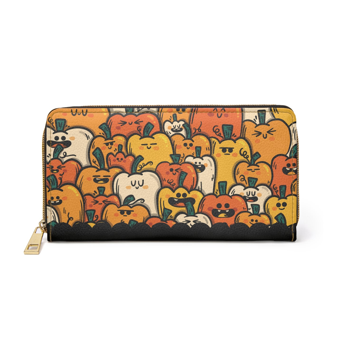 PUMPKIN PILE Zipper Wallet