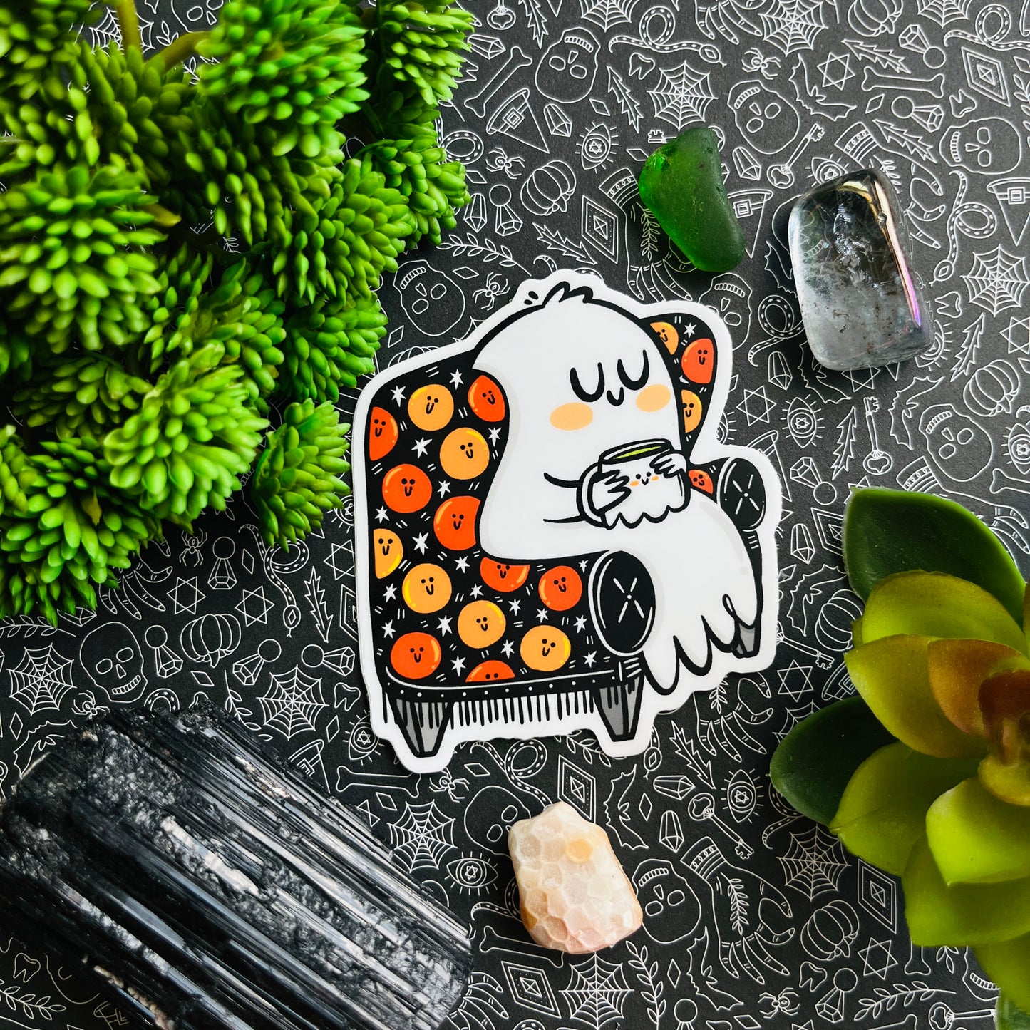 Cozy Ghostie Vinyl Sticker