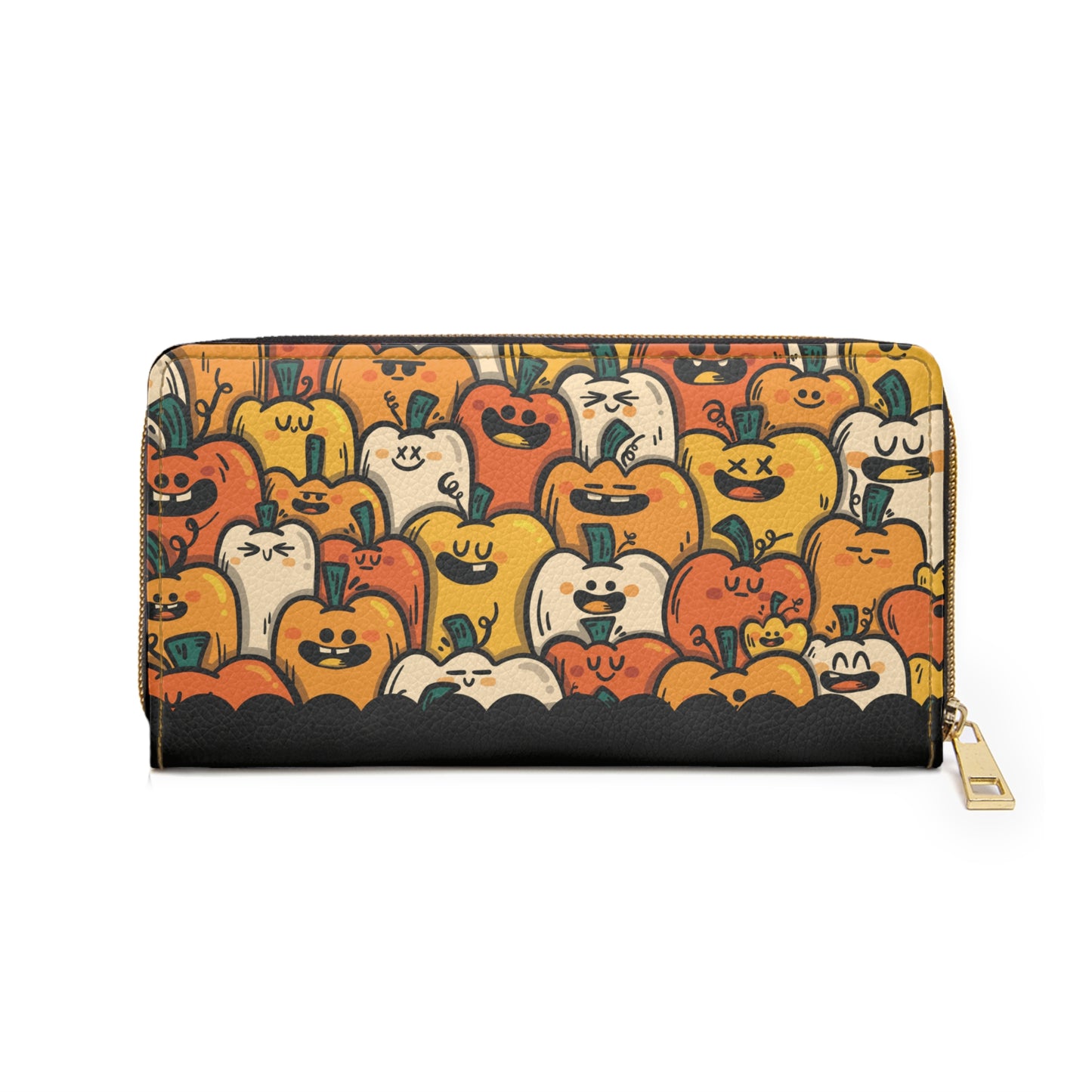 PUMPKIN PILE Zipper Wallet