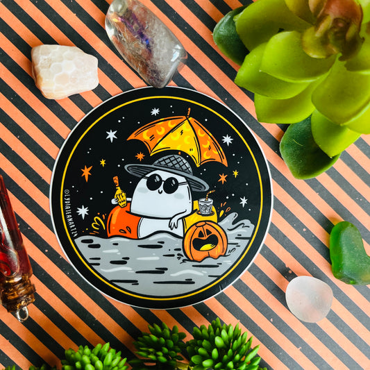 Summerween Floaty Vinyl Sticker