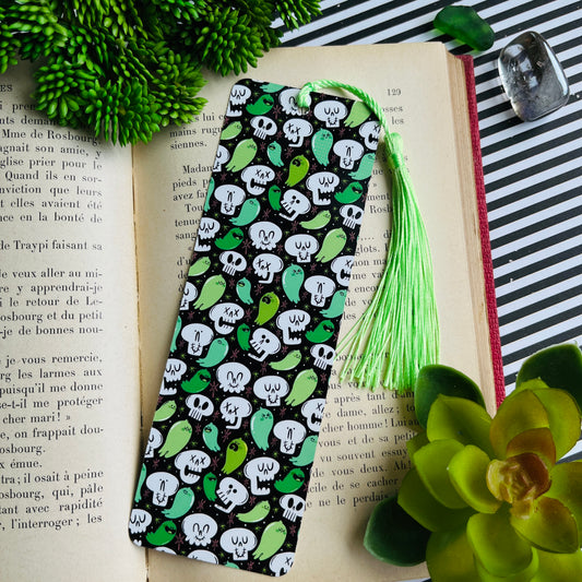 Ghost & Skull Bookmark