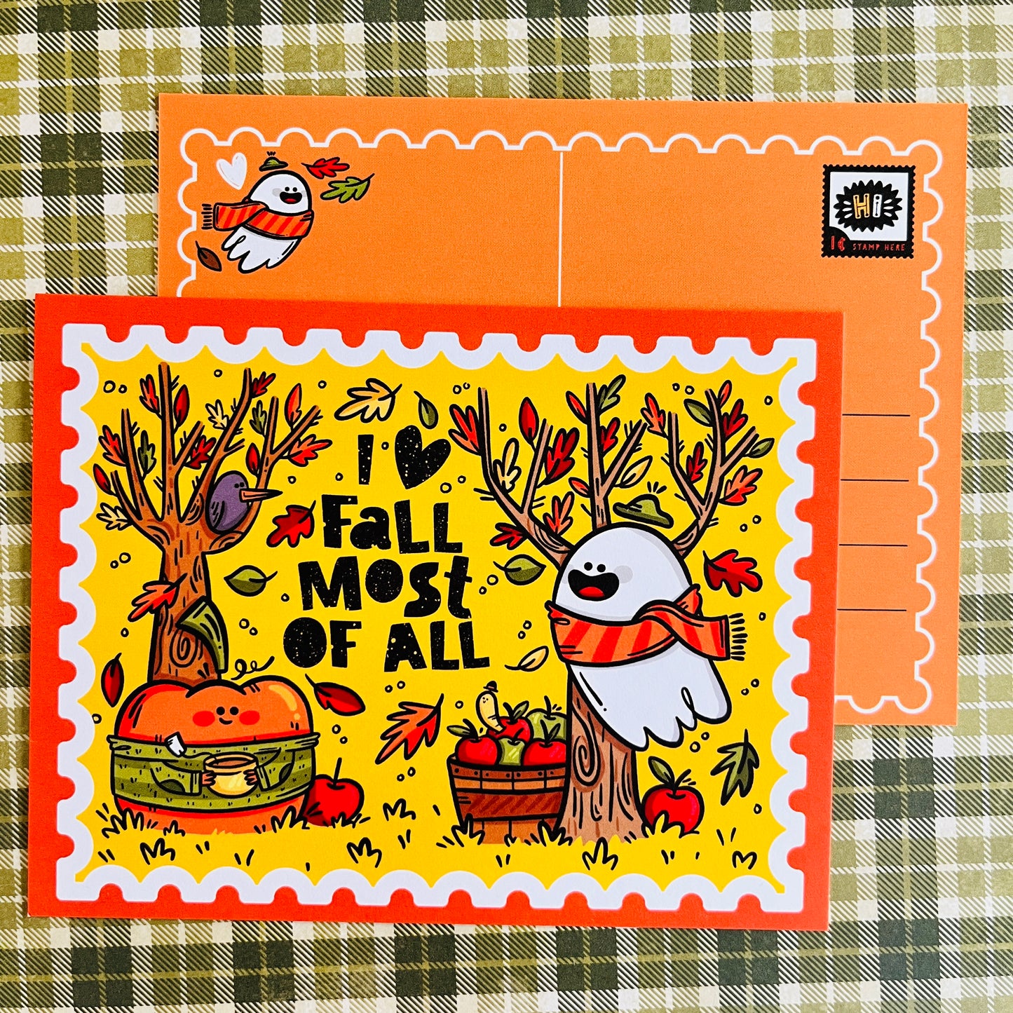 I Love Fall Postcard Set