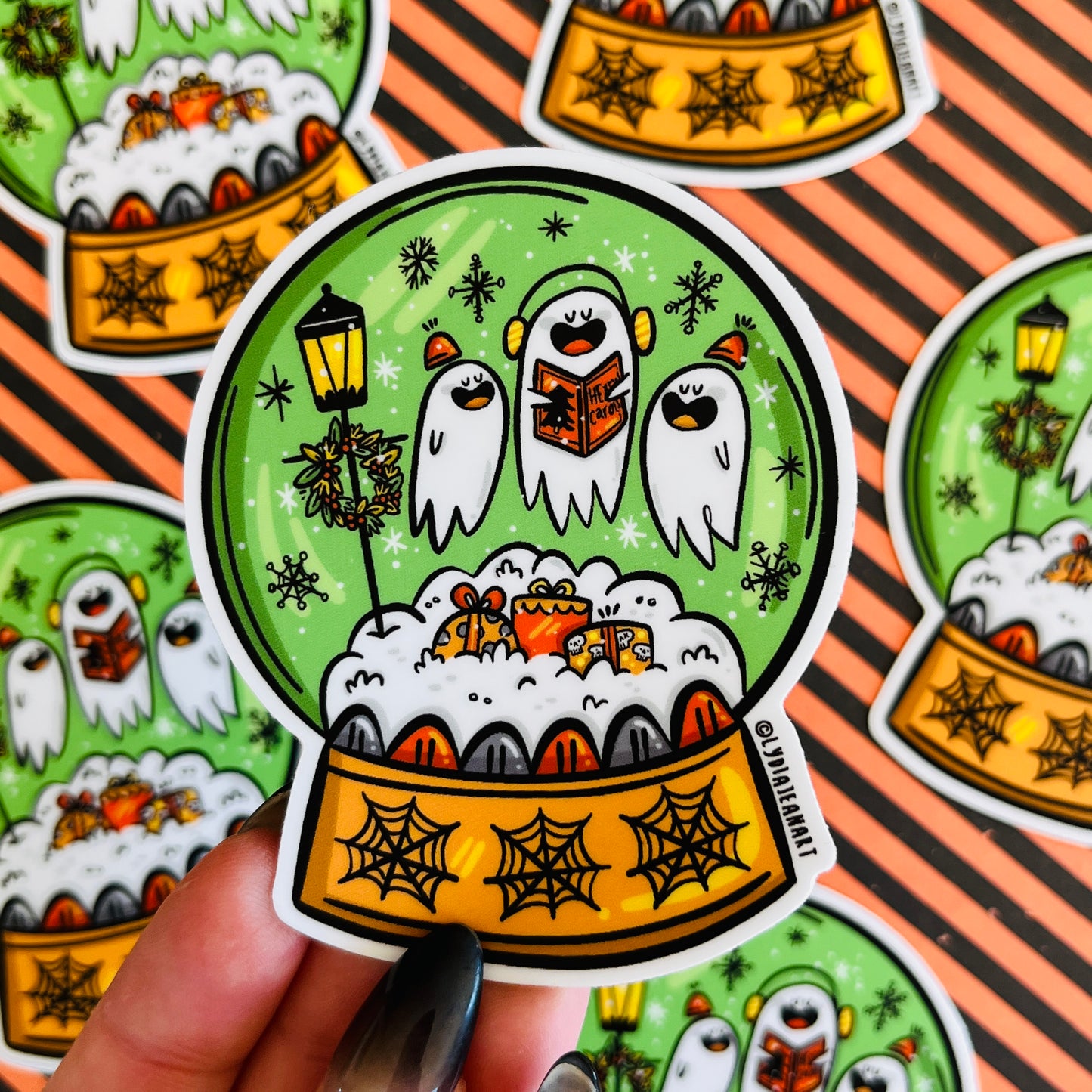 Creepmas Snow Globe Vinyl Stickers