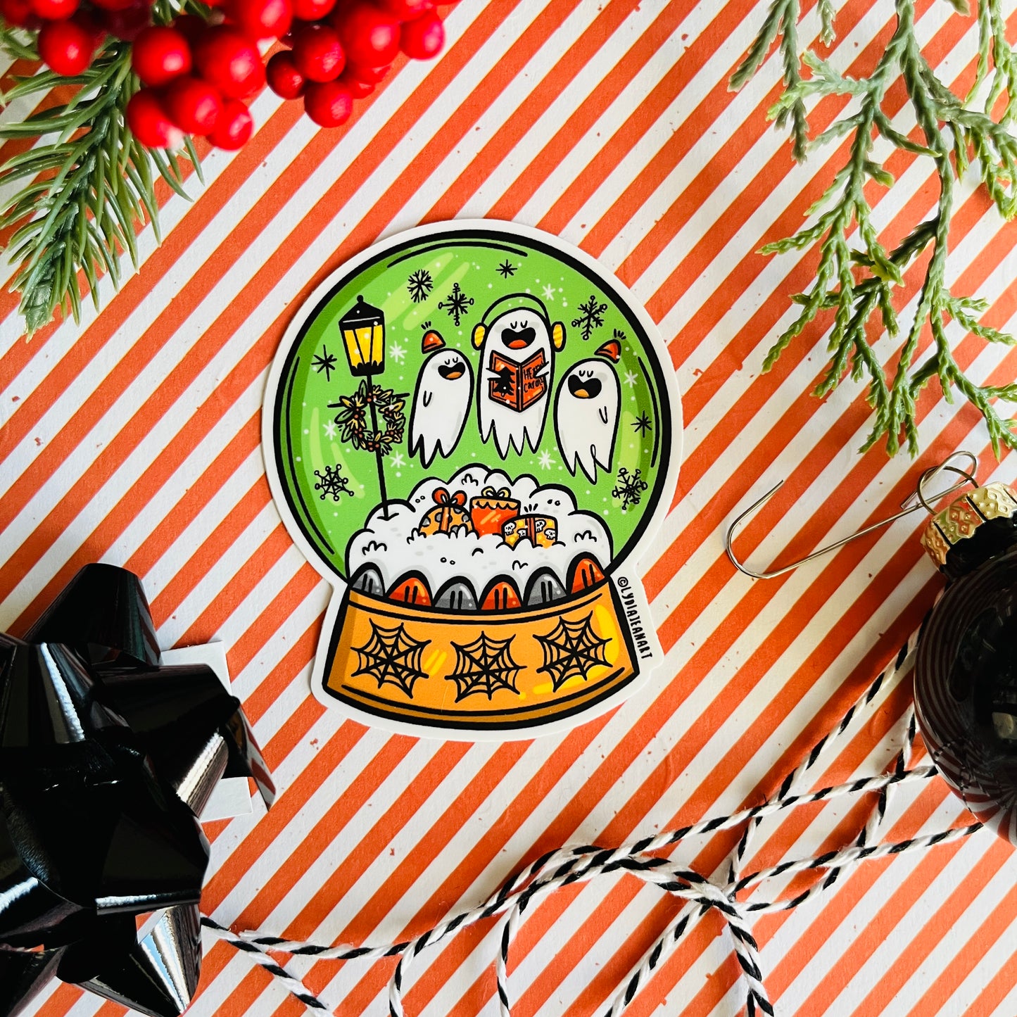 Creepmas Snow Globe Vinyl Stickers