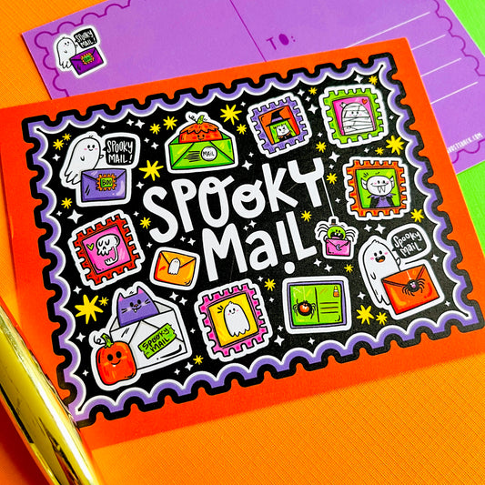 Spooky Mail Postcard Set