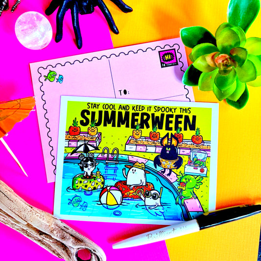Summerween Postcard Set