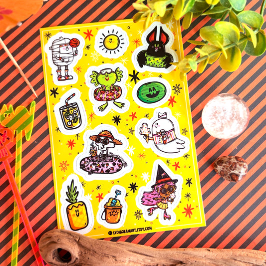 Summerween Sticker Sheet
