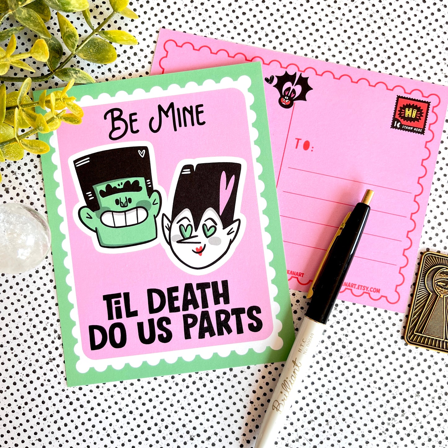 Valloween Postcard Set