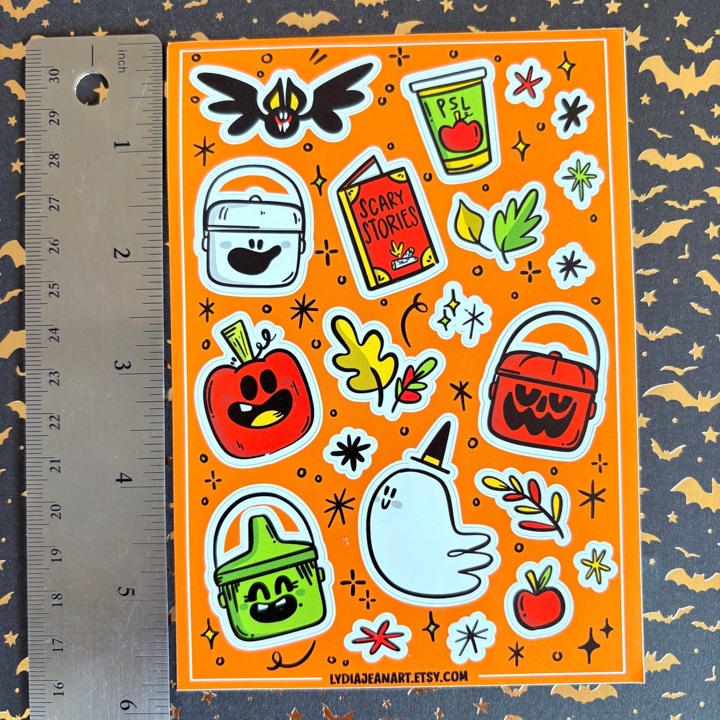 Halloween Trick Or Treat Sticker Sheet