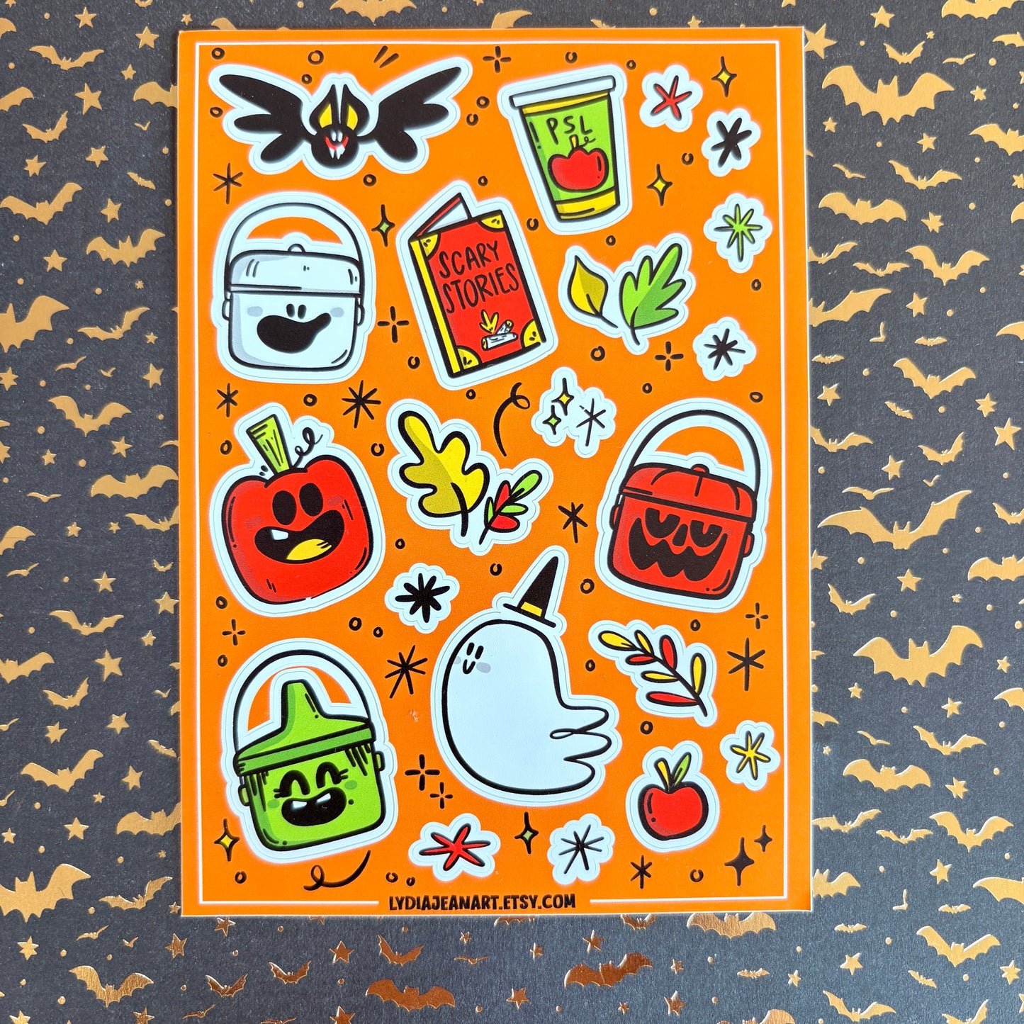 Halloween Trick Or Treat Sticker Sheet