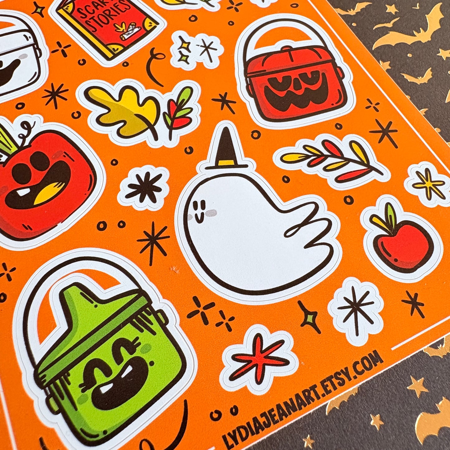 Halloween Trick Or Treat Sticker Sheet