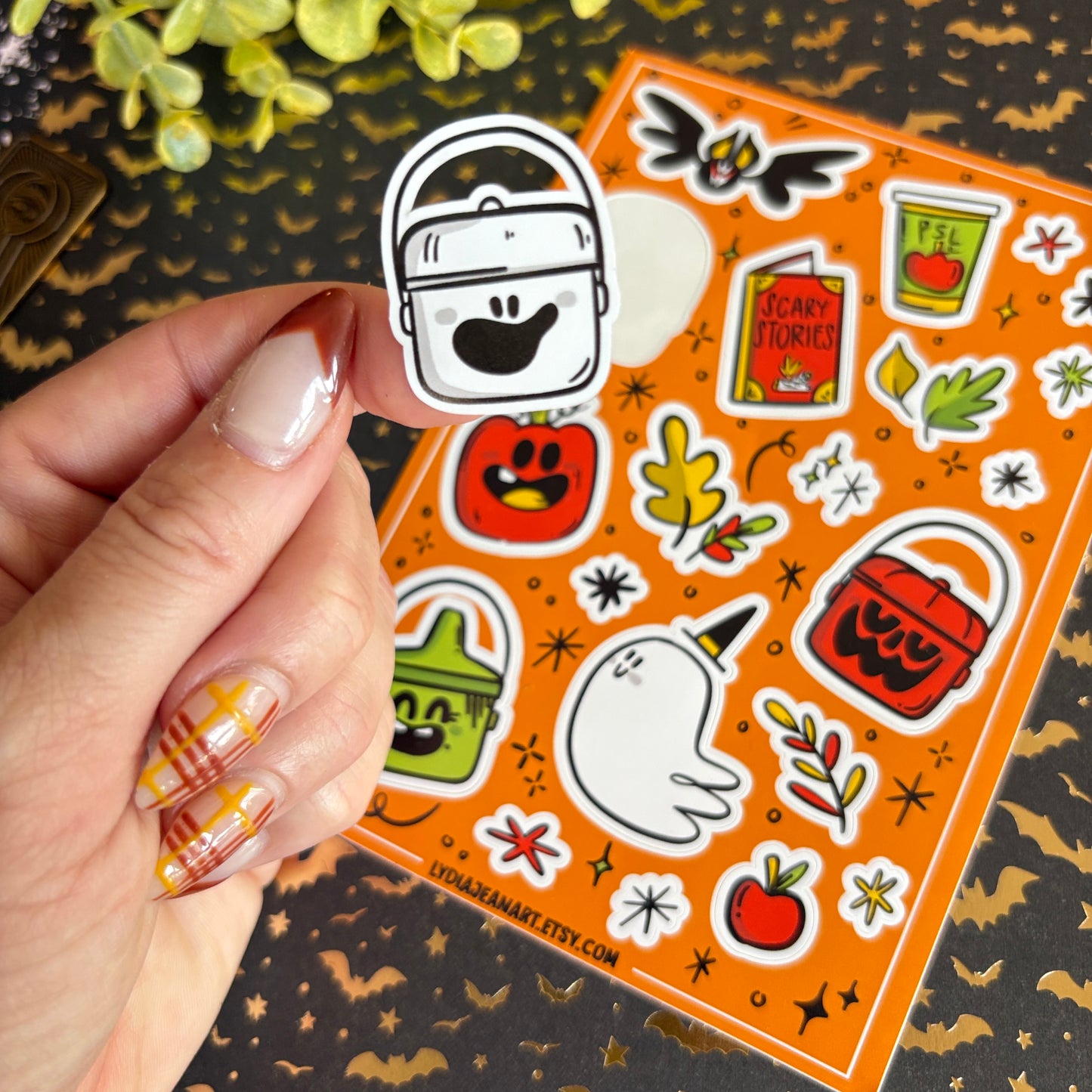 Halloween Trick Or Treat Sticker Sheet