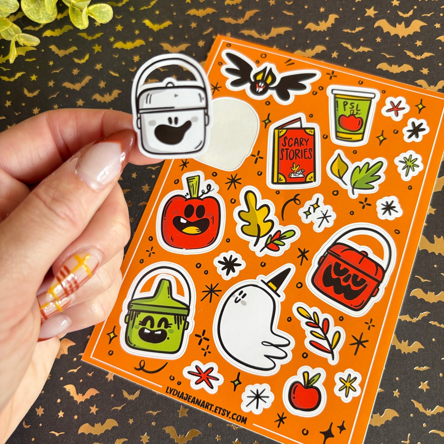 Halloween Trick Or Treat Sticker Sheet