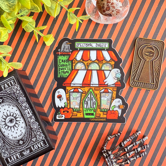 Spooky Sweet Shop Sticker