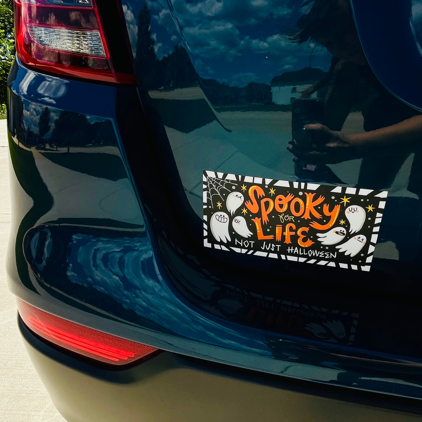 SPOOKY 4 LIFE Bumper Sticker Vinyl Sticker