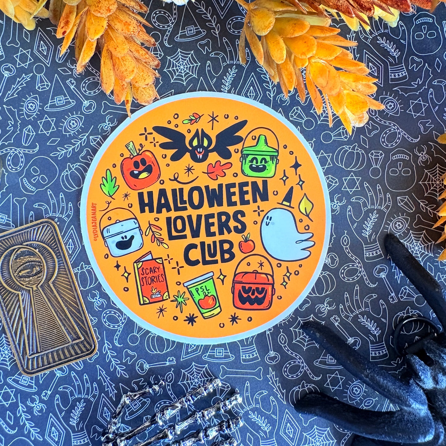 Halloween Lovers Club Sticker