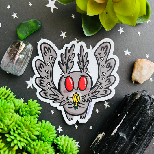 Mothman Love Vinyl Sticker