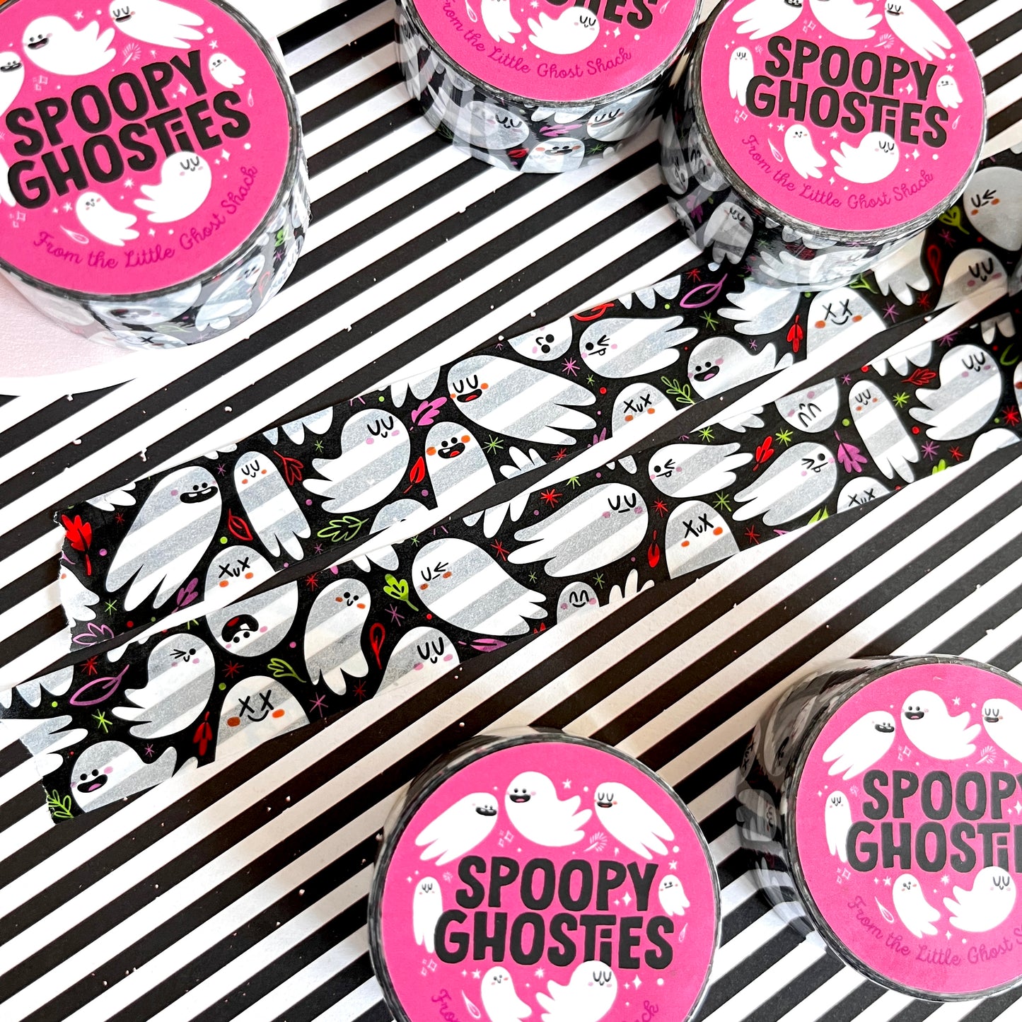 Spoopy Ghosties Washi Tape