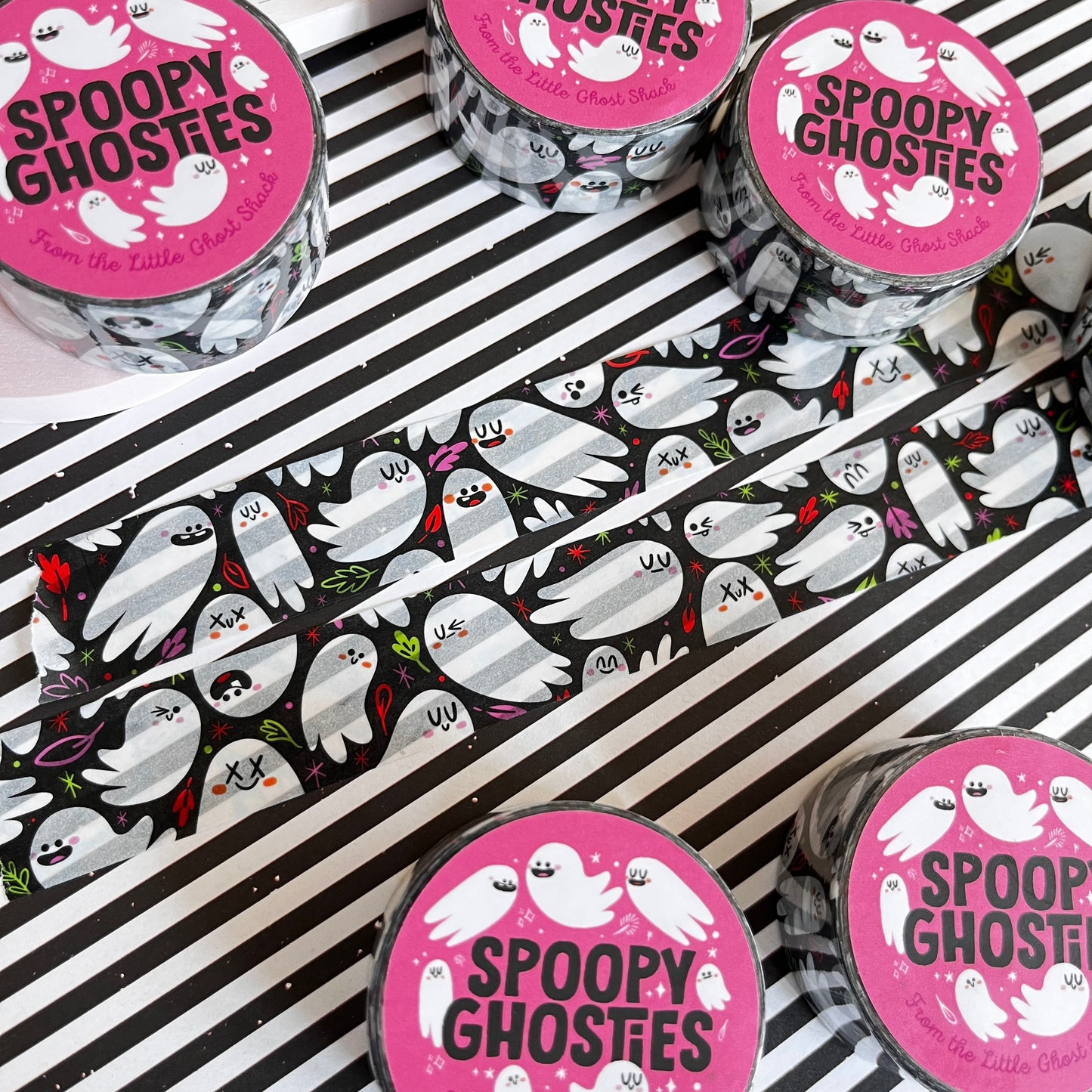 Spoopy Ghosties Washi Tape