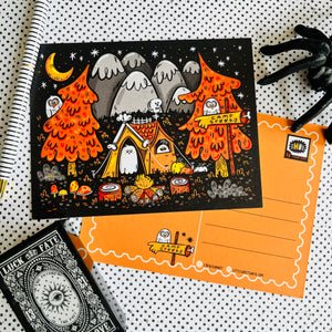 Camp Spooky Postcard Set