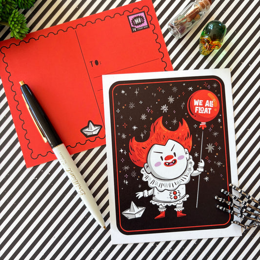 Derry Clown Postcard Set