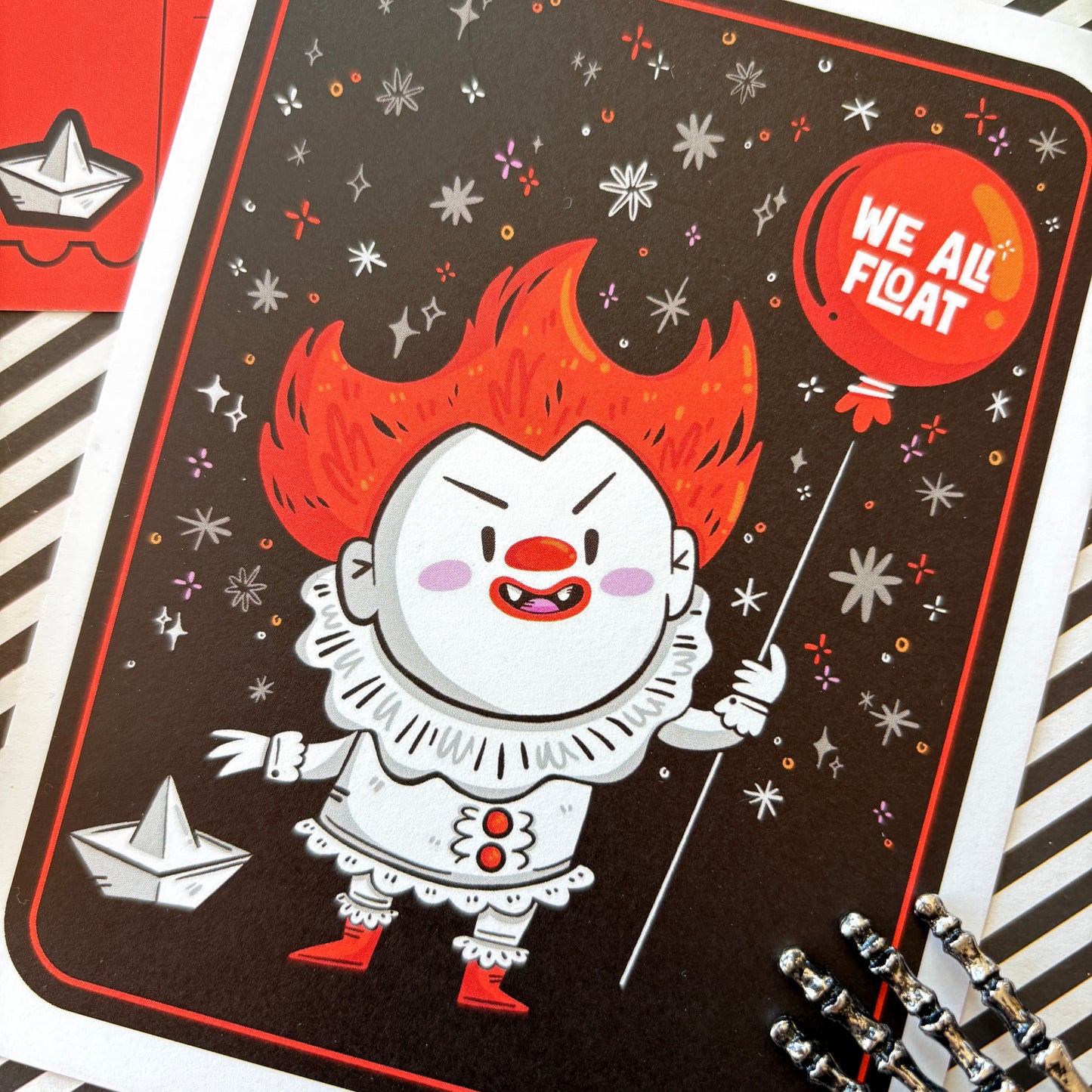 Derry Clown Postcard Set