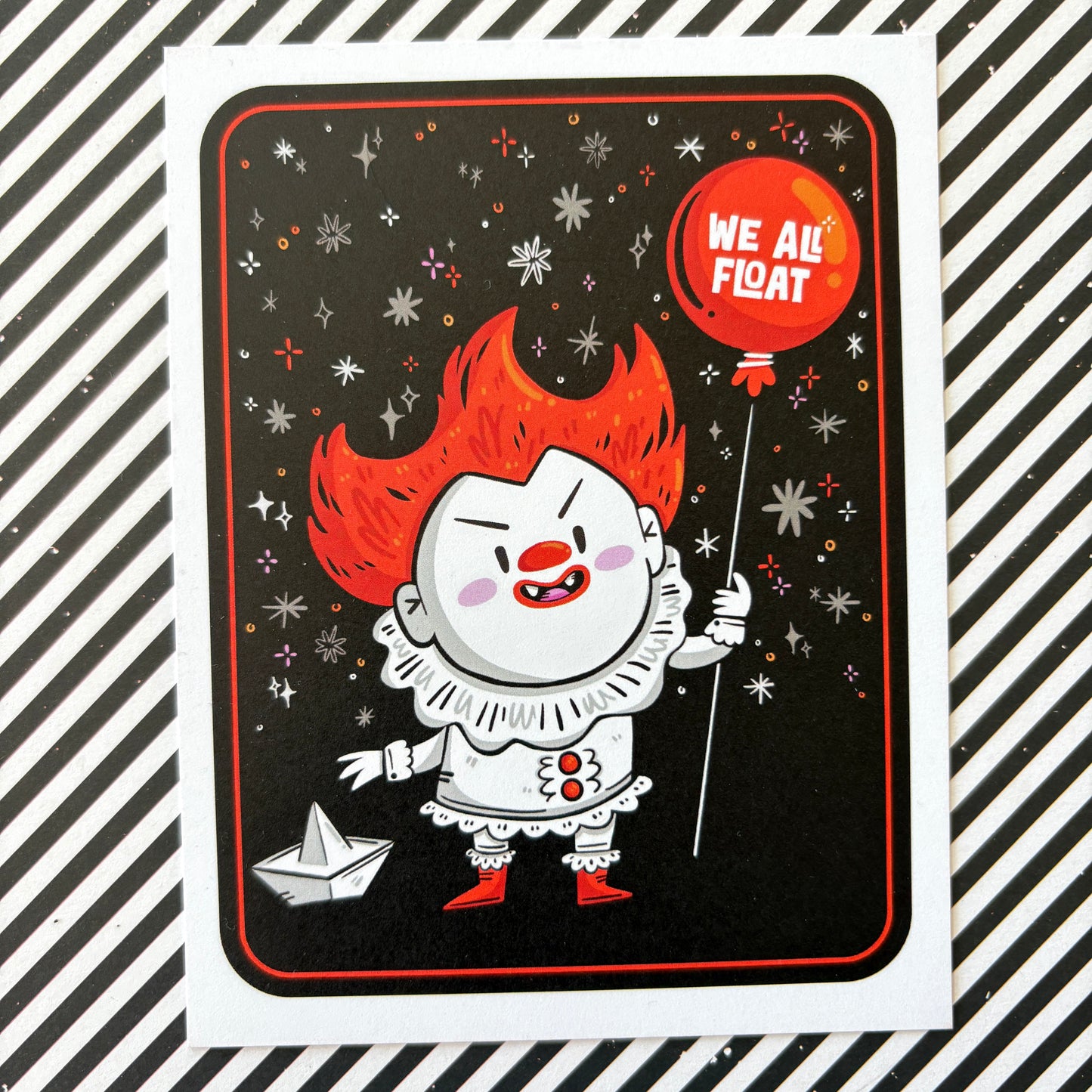Derry Clown Postcard Set