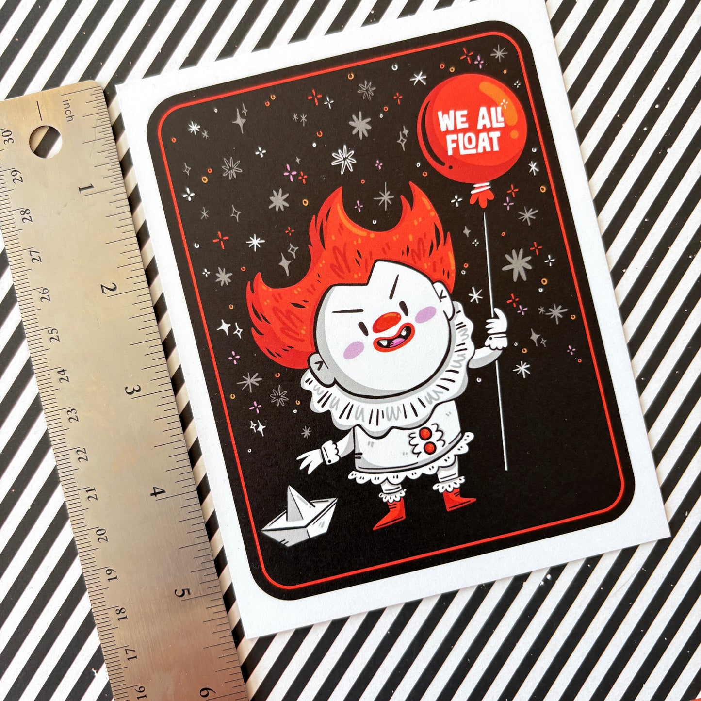 Derry Clown Postcard Set