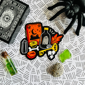 Witchy Trinkets Vinyl Sticker