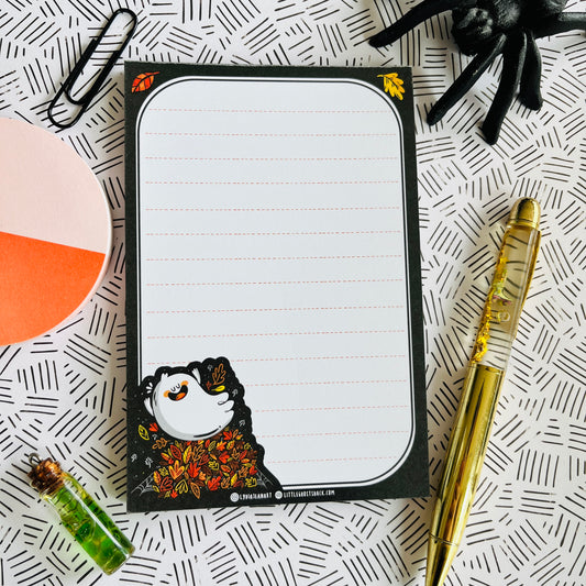 Leaf Ghostie Note Pad