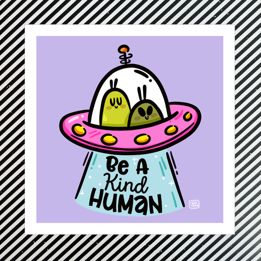 UFO AFFIRMATION Art Print