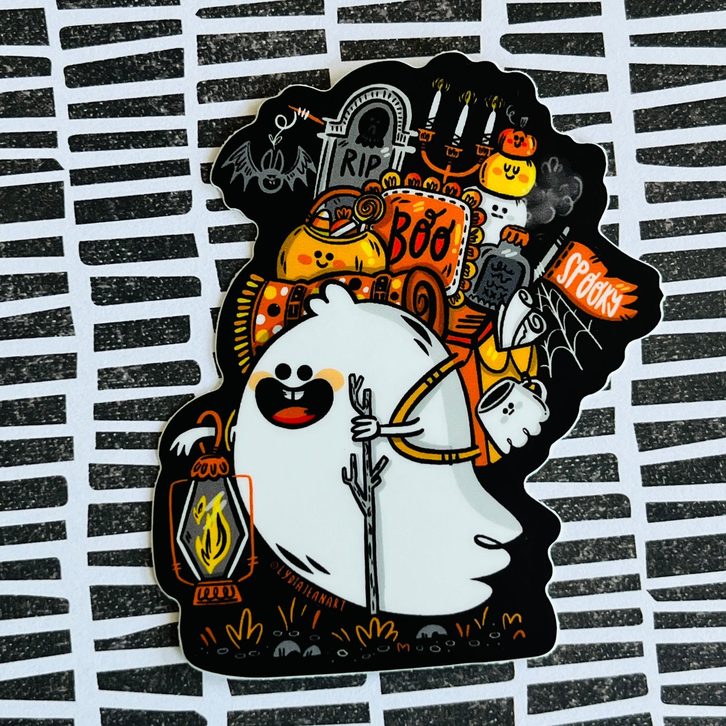 Adventure Ghostie Vinyl Sticker