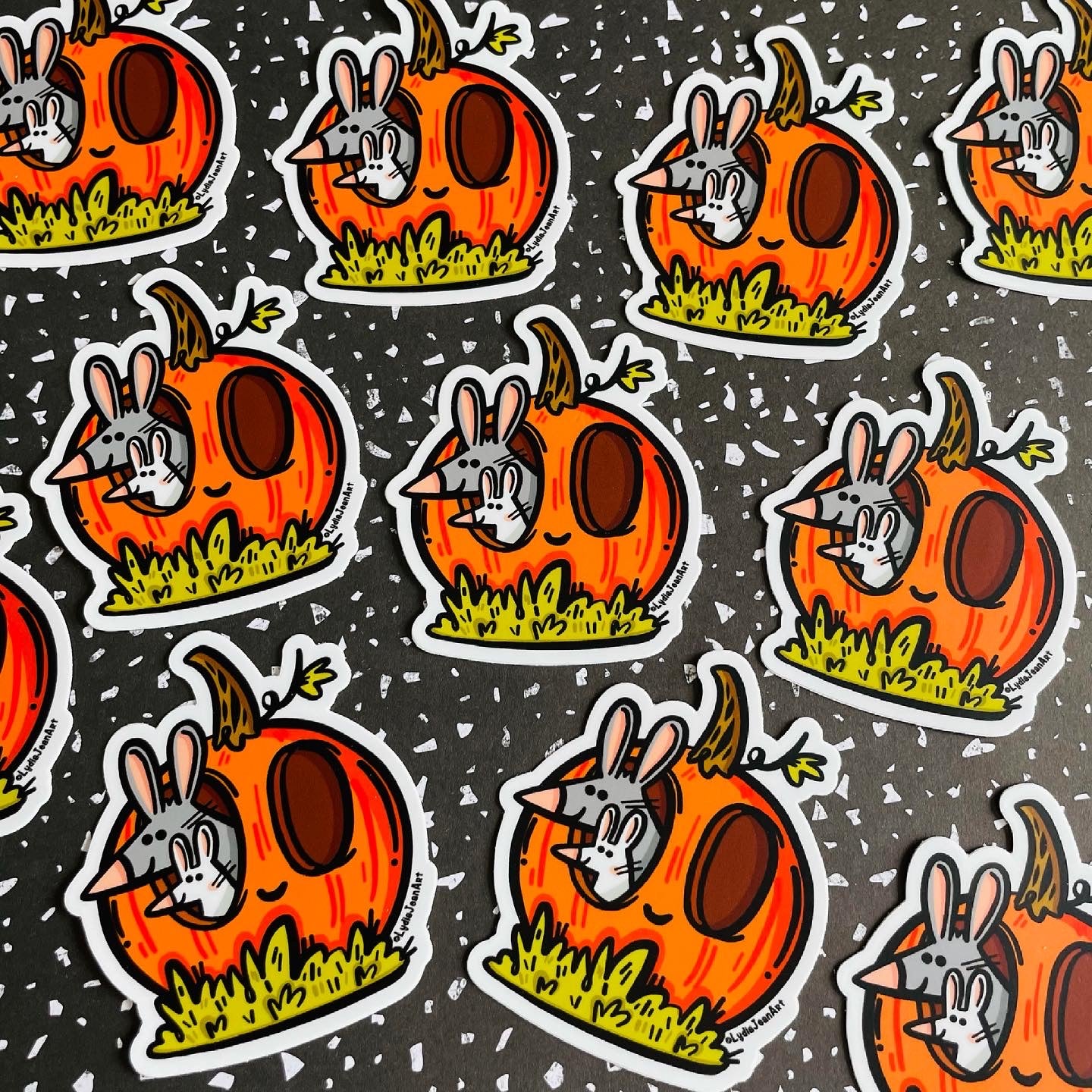 Pumpkin Pals Vinyl Sticker