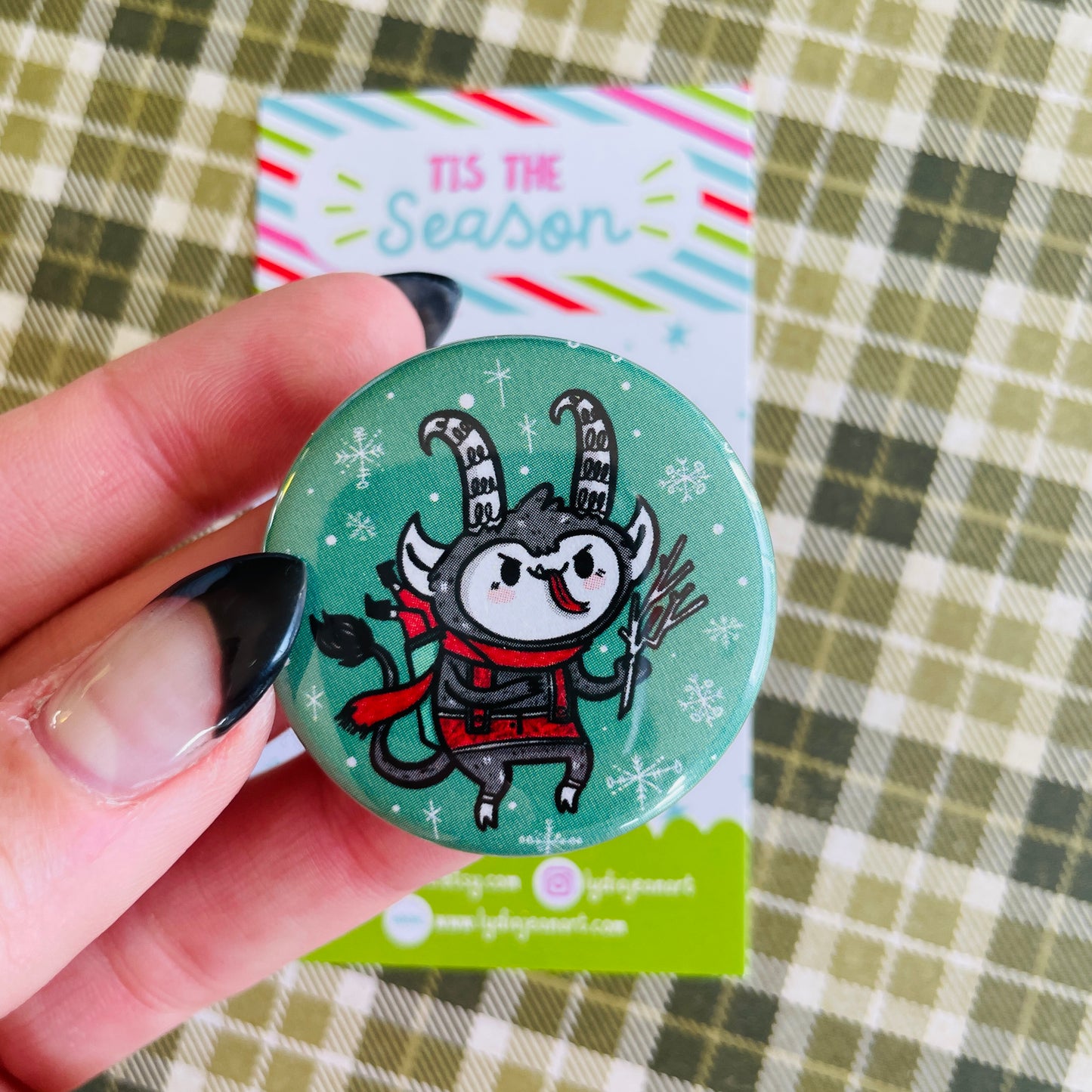 Krampus Button / Magnet