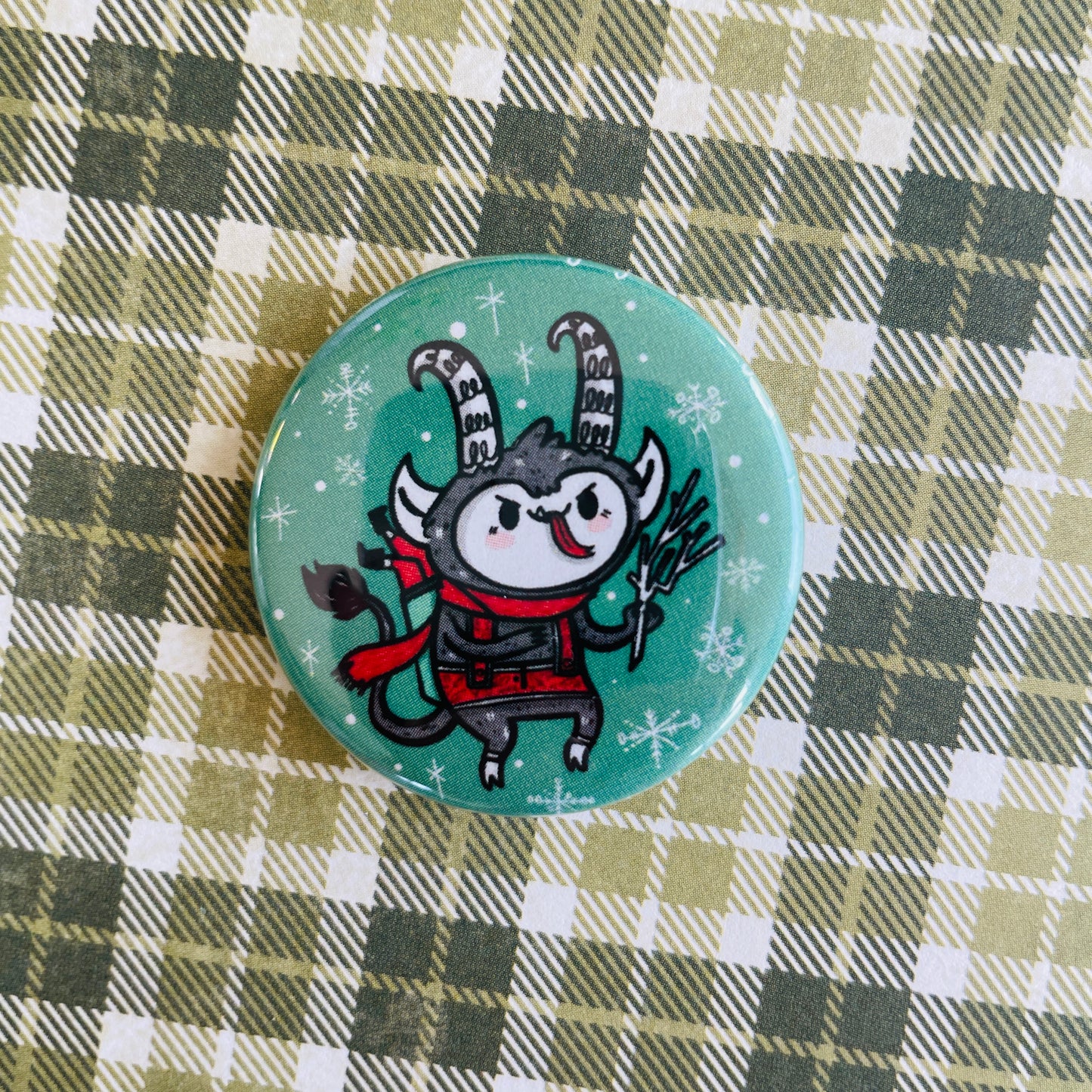 Krampus Button / Magnet