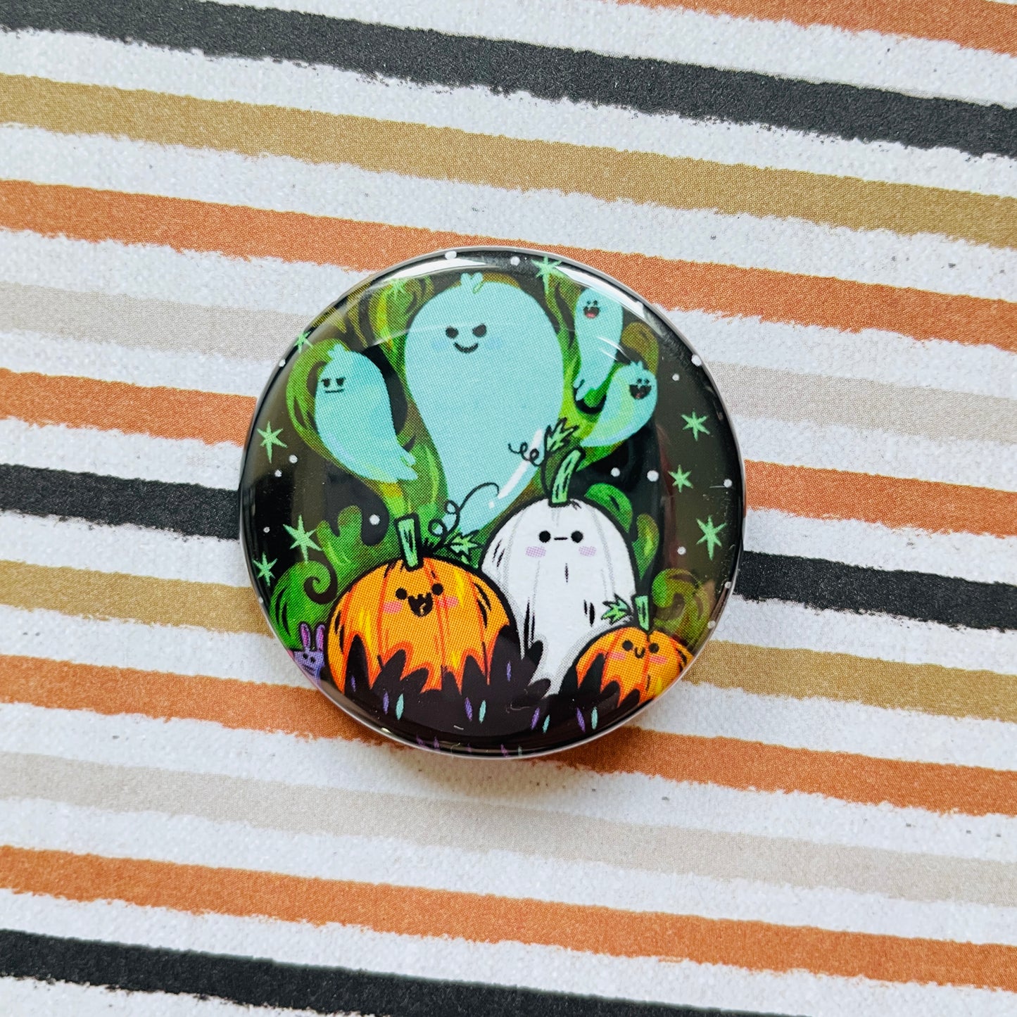 Haunted Pumpkin Patch Button / Magnet