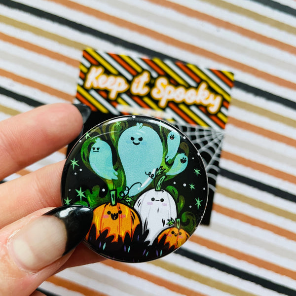 Haunted Pumpkin Patch Button / Magnet