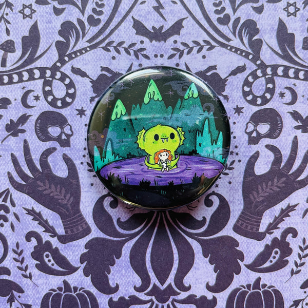 Baby Creature from the Lagoon Button / Magnet