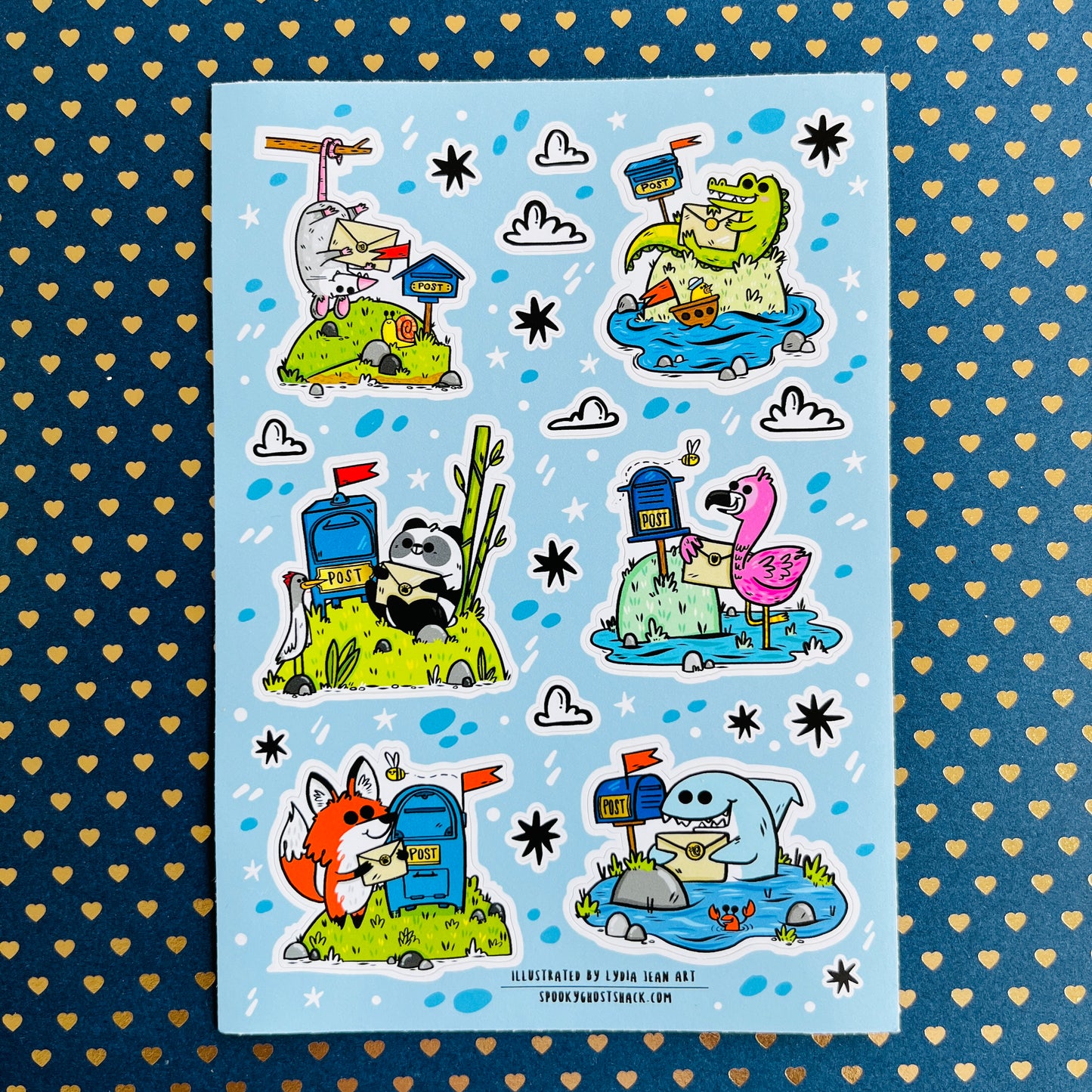 Mail Friends Sticker Sheet