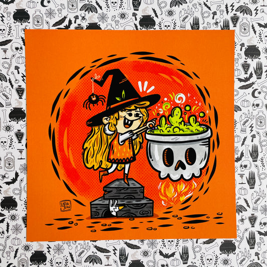 Little Witch Art Print