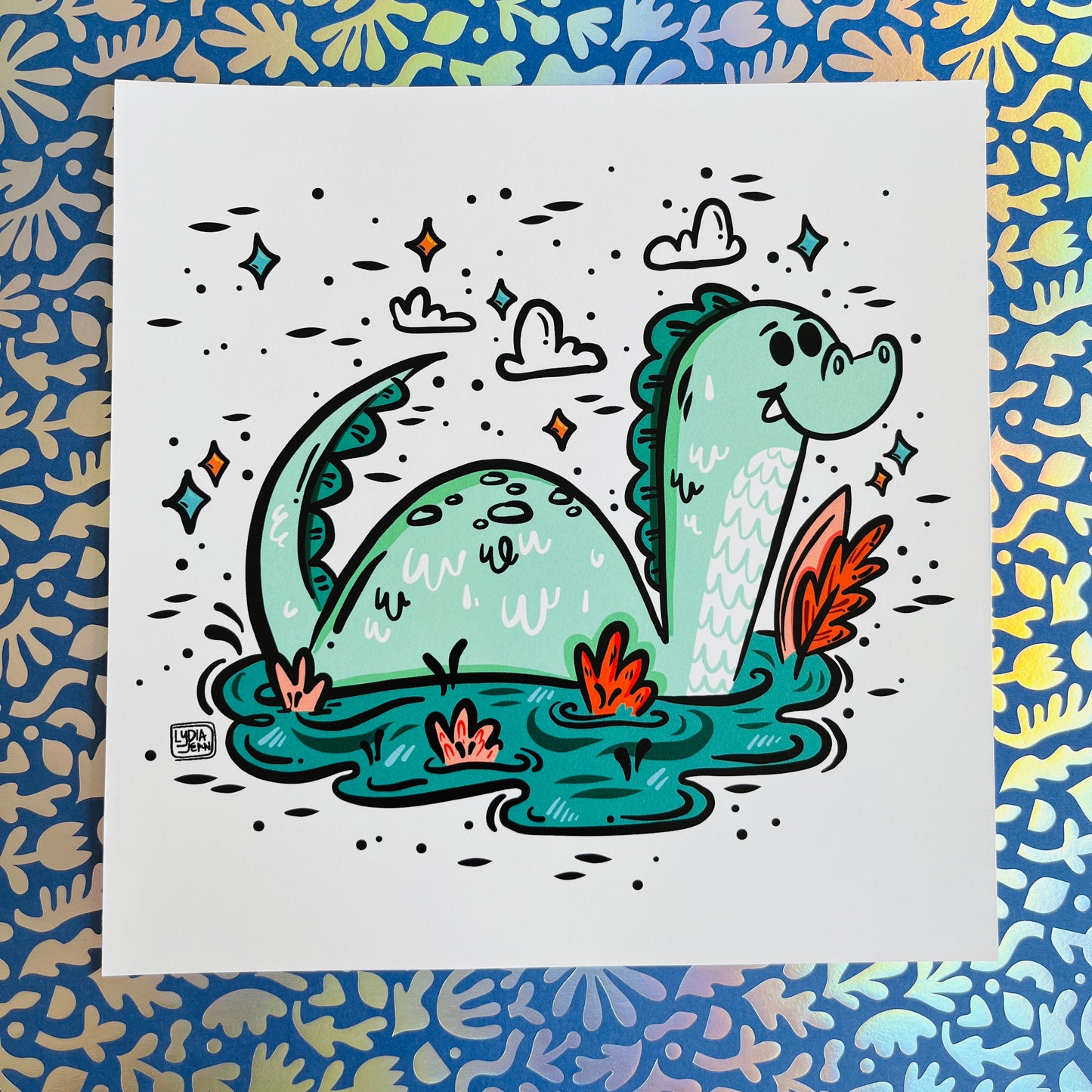 Nessie Art Print