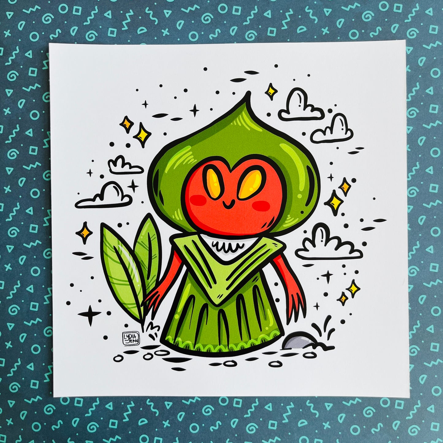 Flatwoods Monster Art Print