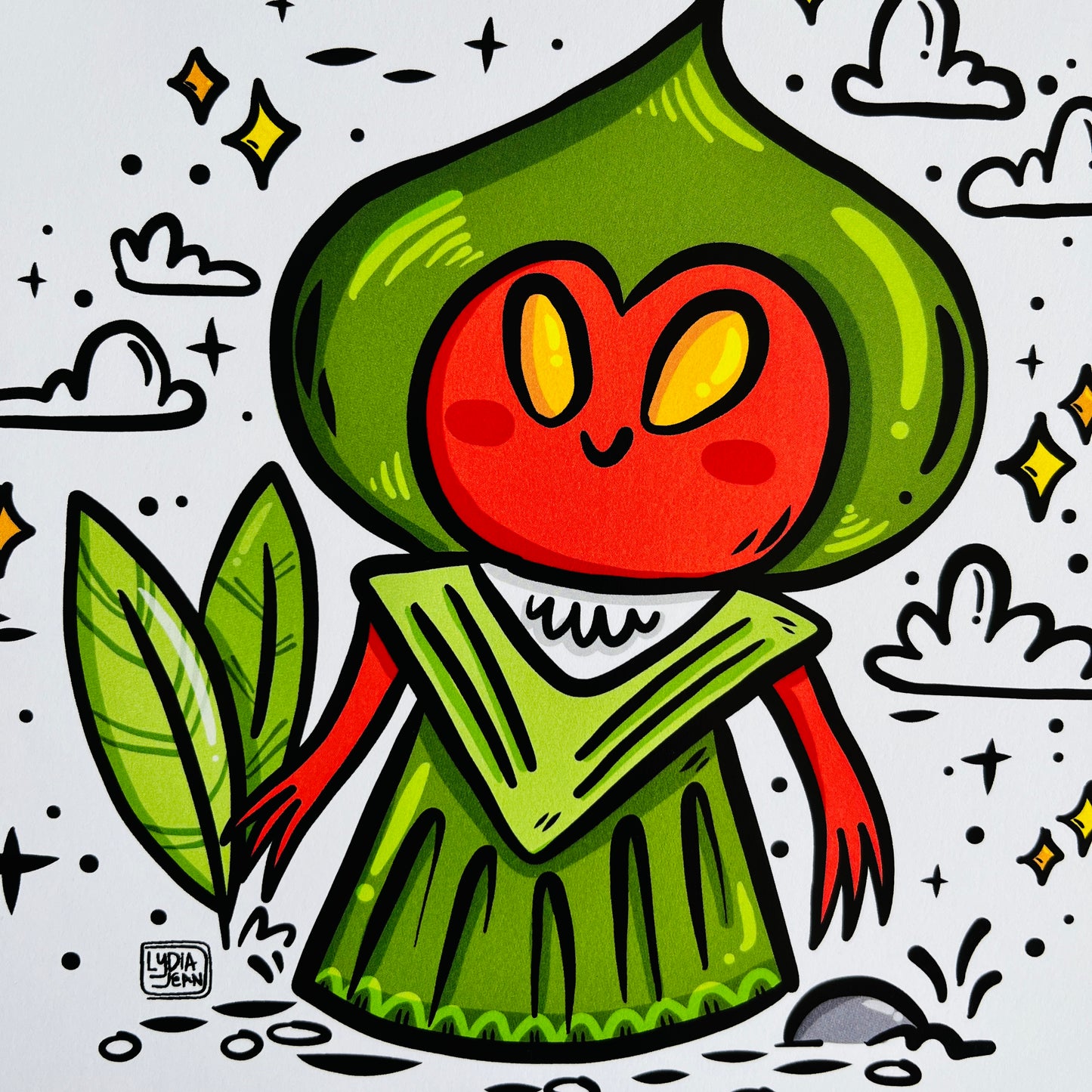 Flatwoods Monster Art Print