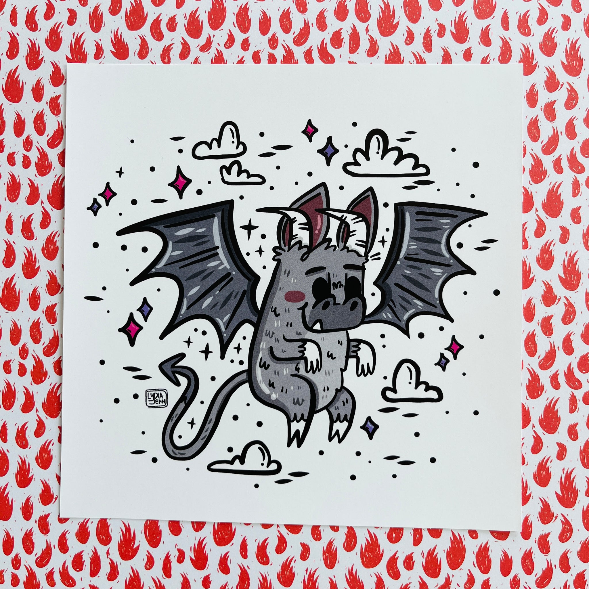 Jersey Devil Art Print