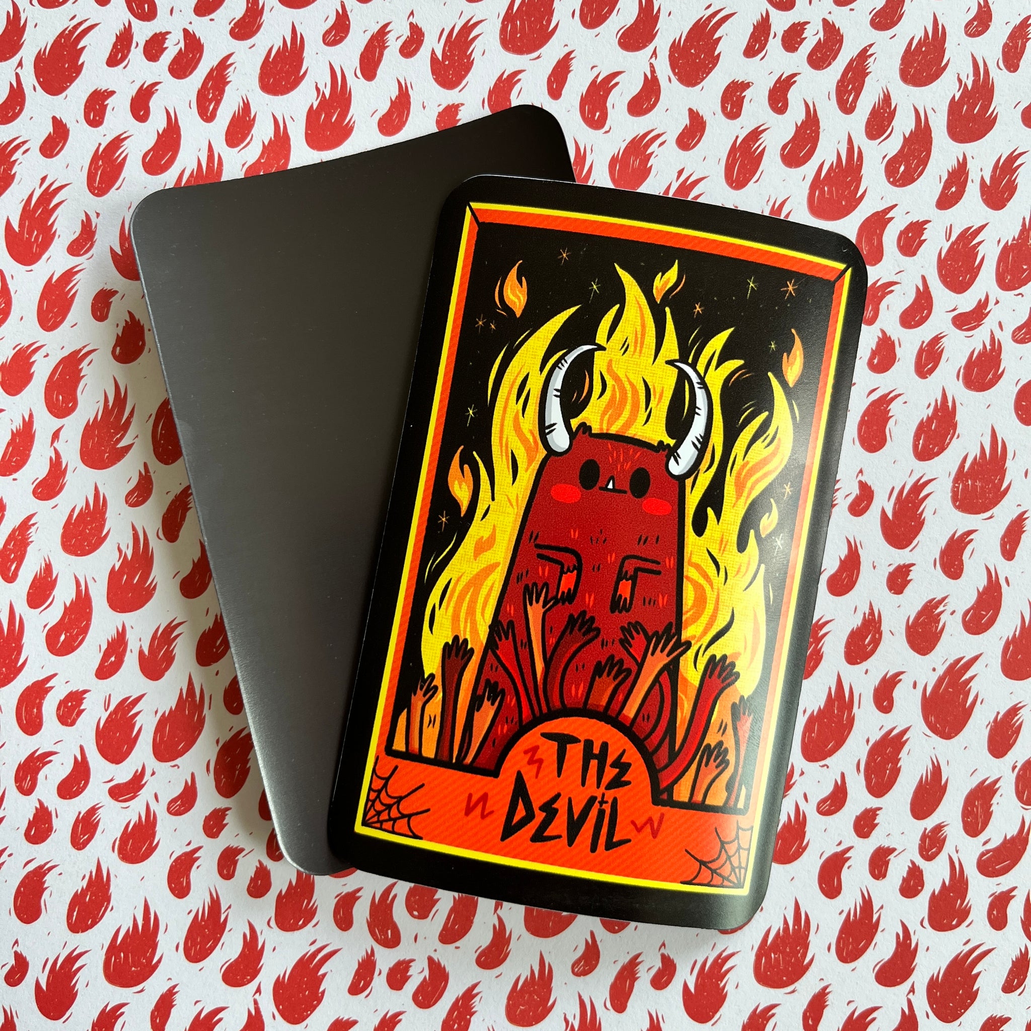 Devil Tarot Fridge Magnet