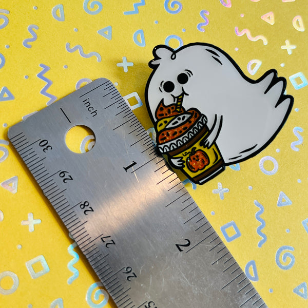 Pumpkin Spice Ghostie Enamel Pin